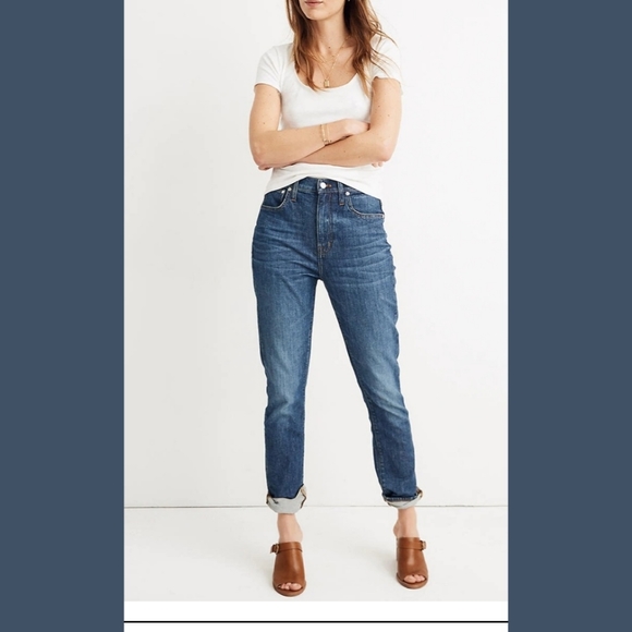 Madewell Denim - Madewell NWT HR Slim Boy Jeans Sz 25